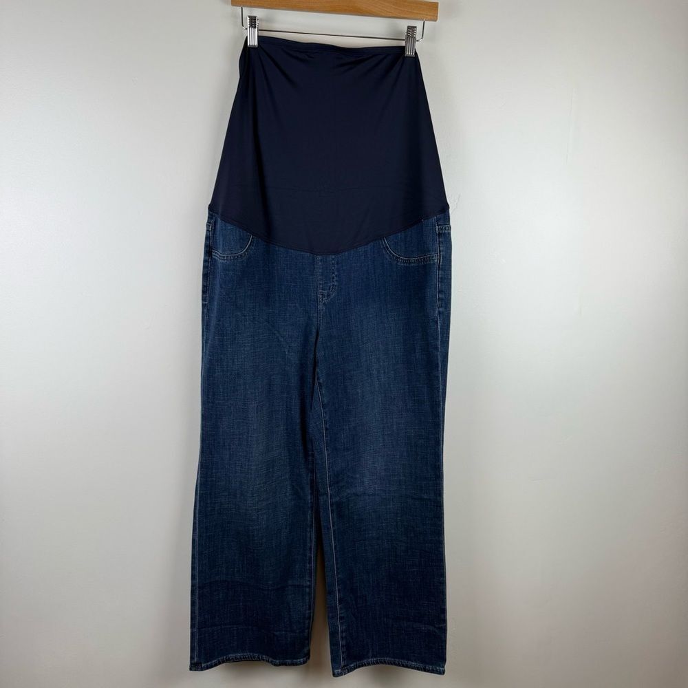 J. Crew Lightweight maternity wide-leg jean Women's Size 32 Pregnancy